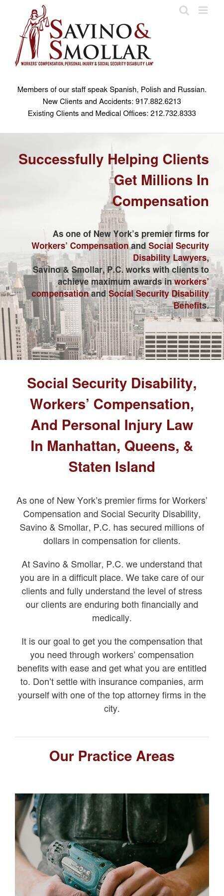 Caruso, Spillane, Leighton, Contrastano, Savino & Smollar, P.C. - New York NY Lawyers