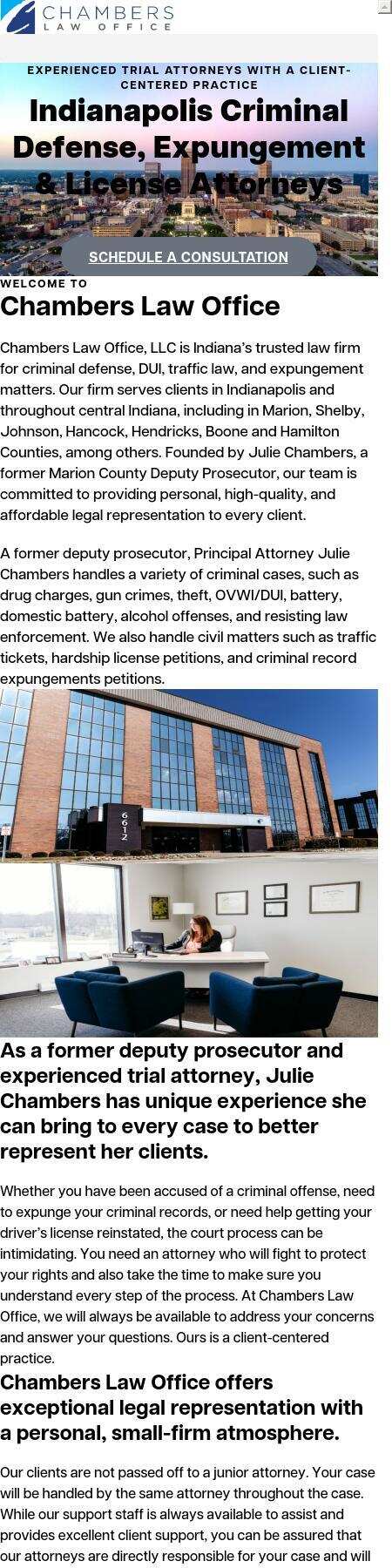 Chambers Law Office, LLC - Indianapolis IN Lawyers