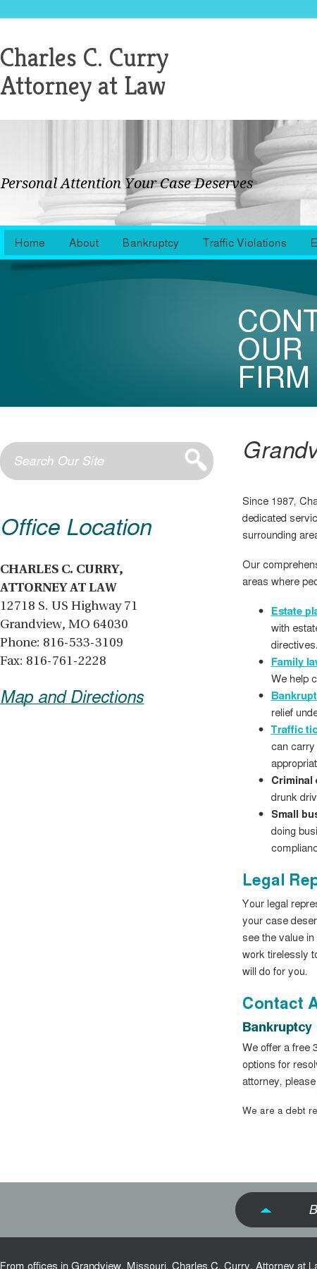 Charles C. Curry, Attorney at Law - Grandview MO Lawyers