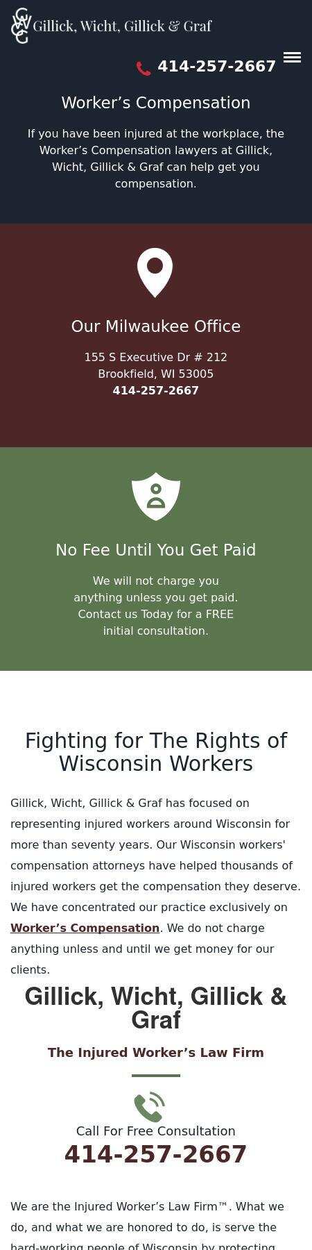 Gillick, Wicht, Gillick & Graf - Milwaukee WI Lawyers