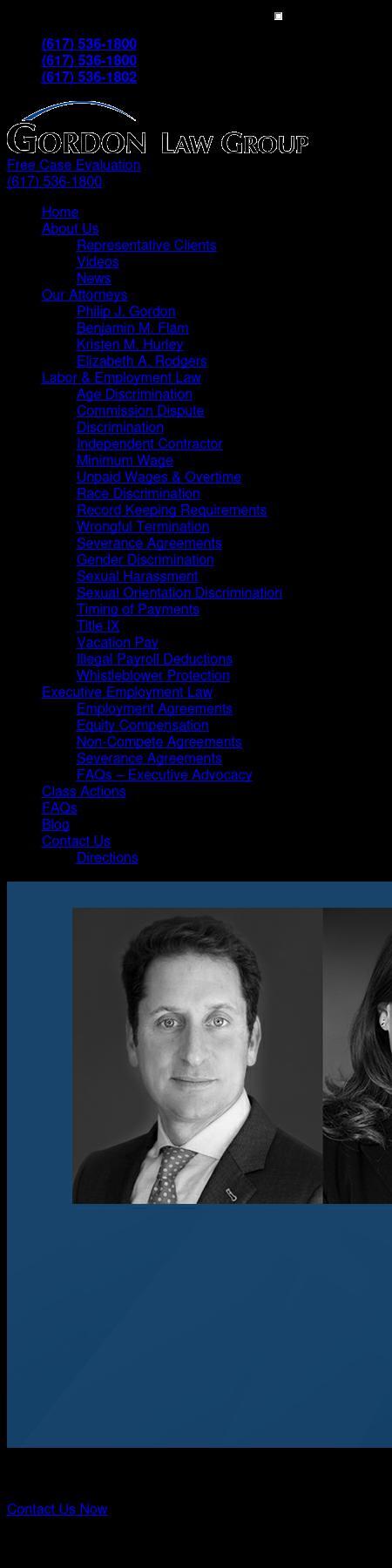 Gordon Law Group, LLP - Boston MA Lawyers