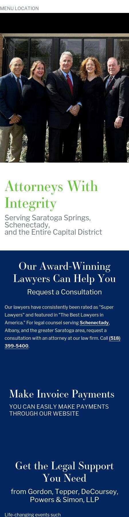 Gordon, Tepper & DeCoursey, LLP - Glenville NY Lawyers