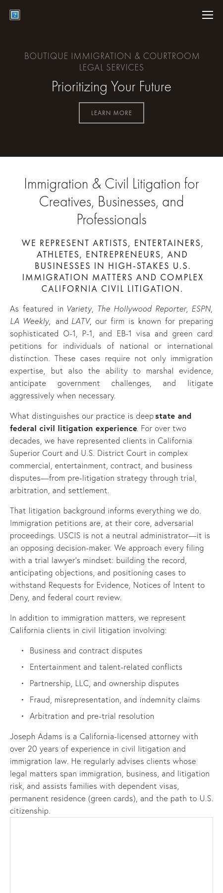 Joe Adams and Associates - New York NY Lawyers