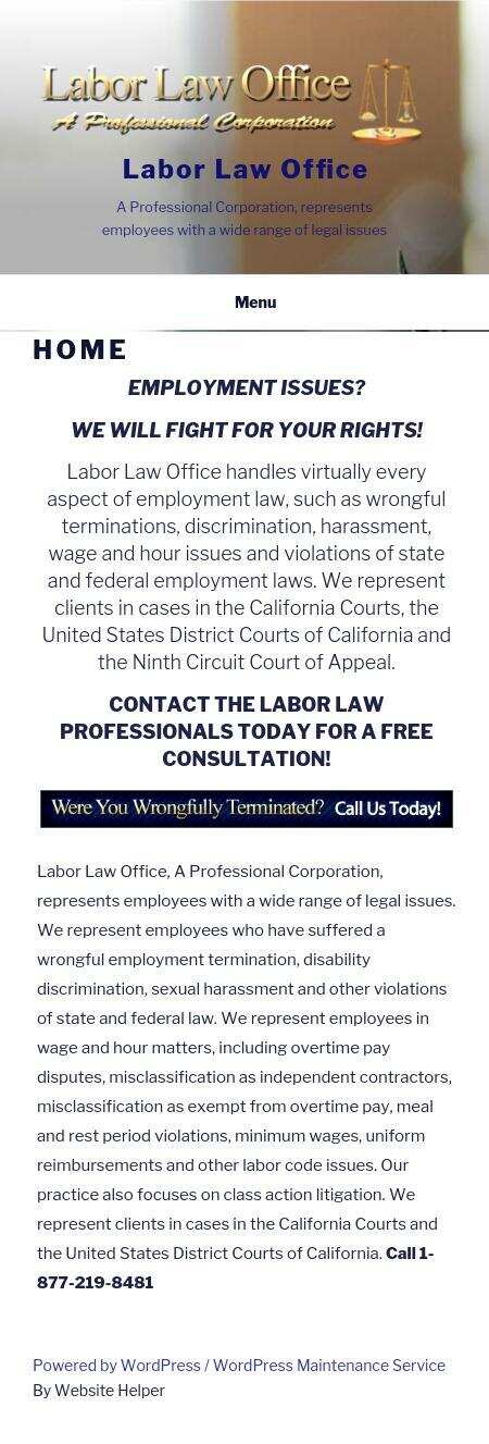 Labor Law Office, a Professional Corporation - Chico CA Lawyers