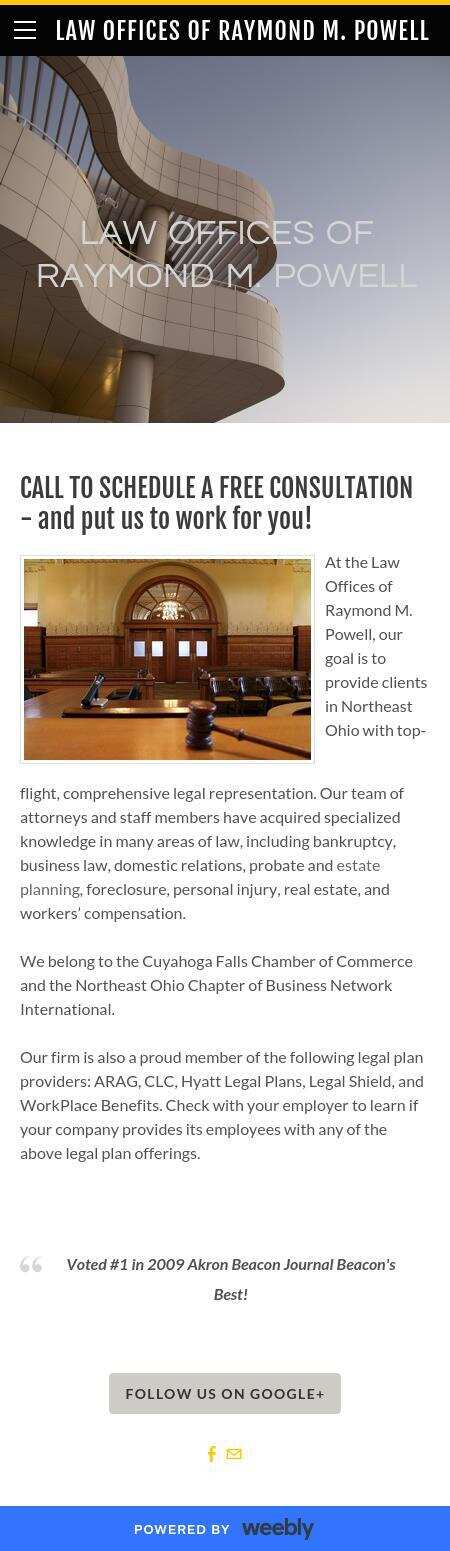 Law Offices of Raymond M. Powell, L.P.A. - Cuyahoga Falls OH Lawyers