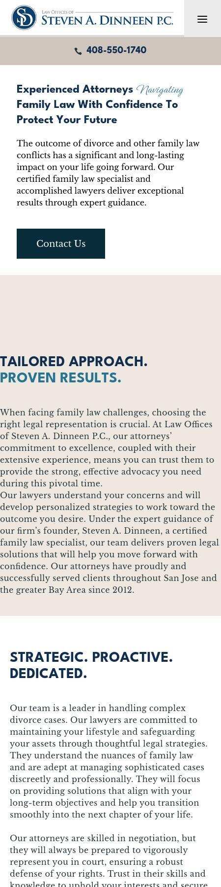Law Offices of Steven A. Dinneen - San Jose CA Lawyers