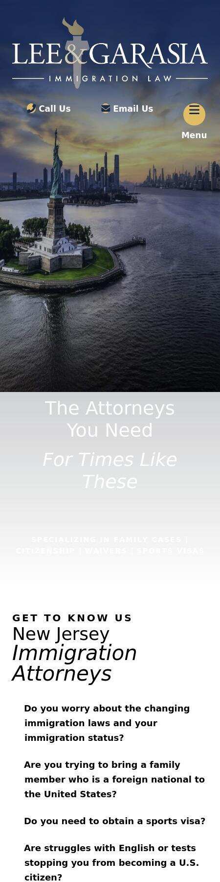 Lee & Garasia, LLC - Edison NJ Lawyers