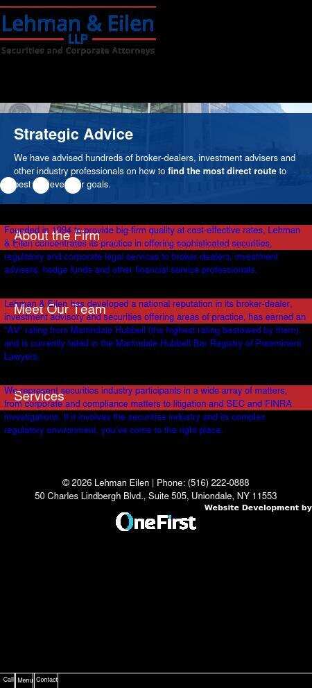 Lehman & Ellen LLP - Uniondale NY Lawyers