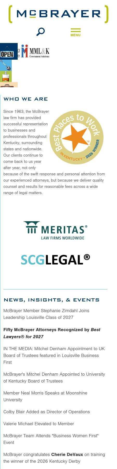 McBrayer, McGinnis, Leslie & Kirkland, PLLC - Frankfort KY Lawyers