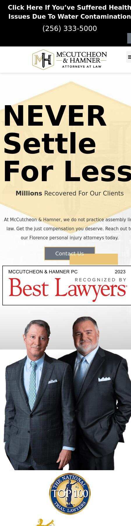 McCutcheon & Hamner, PC - Huntsville AL Lawyers