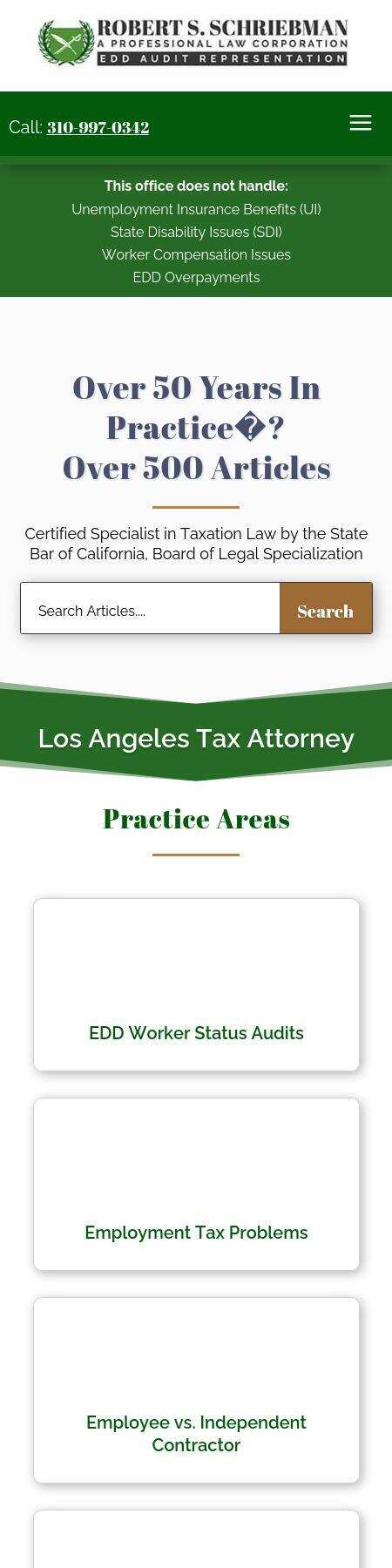 Robert S. Schriebman, A Professional Law Corporation - Rolling Hills Estates CA Lawyers