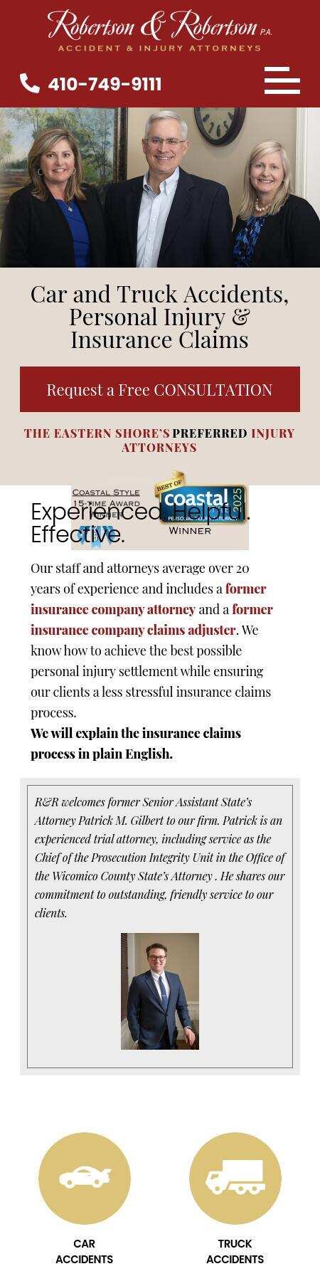 Robertson & Robertson, P.A. - Salisbury MD Lawyers