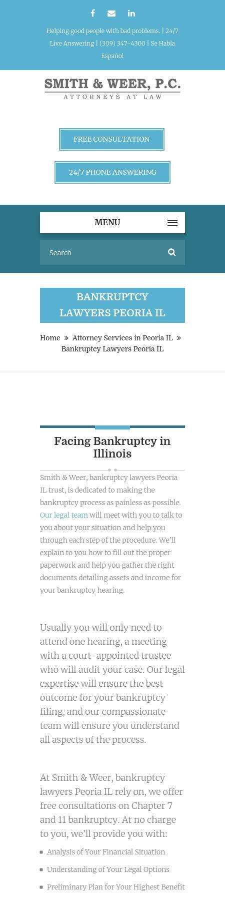 Smith & Weer, P.C. - Pekin IL Lawyers