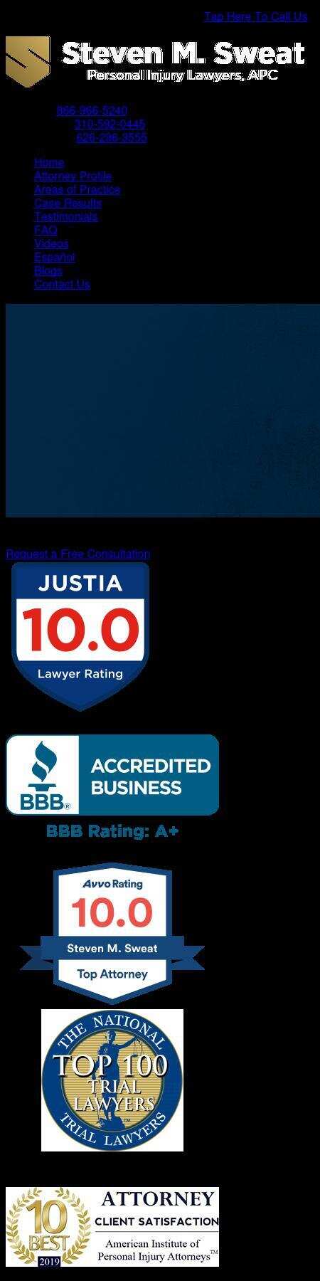 Steven M. Sweat, APC - Huntington Beach CA Lawyers