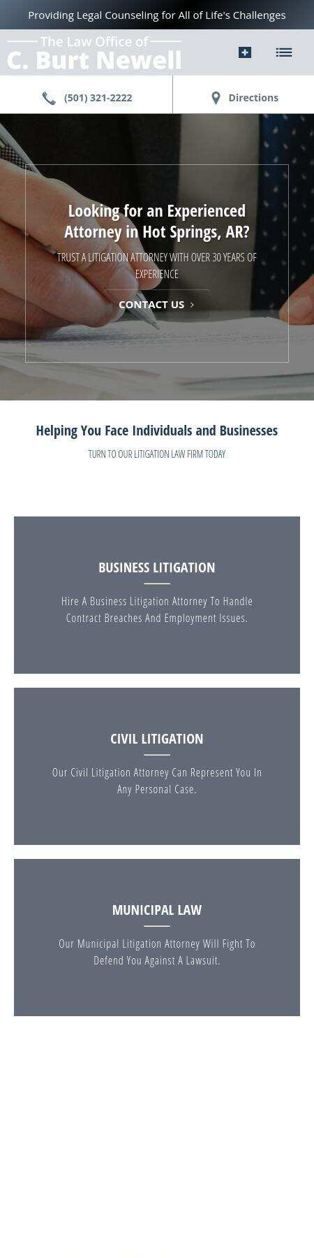 The Law Office of C. Burt Newell - Hot Springs AR Lawyers