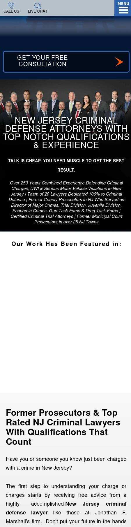 The Law Offices of Jonathan F. Marshall - New Brunswick NJ Lawyers