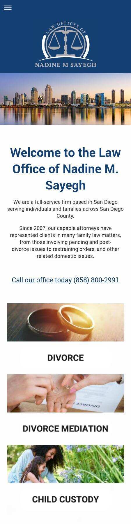 The Law Offices of Nadine M. Sayegh - Escondido CA Lawyers