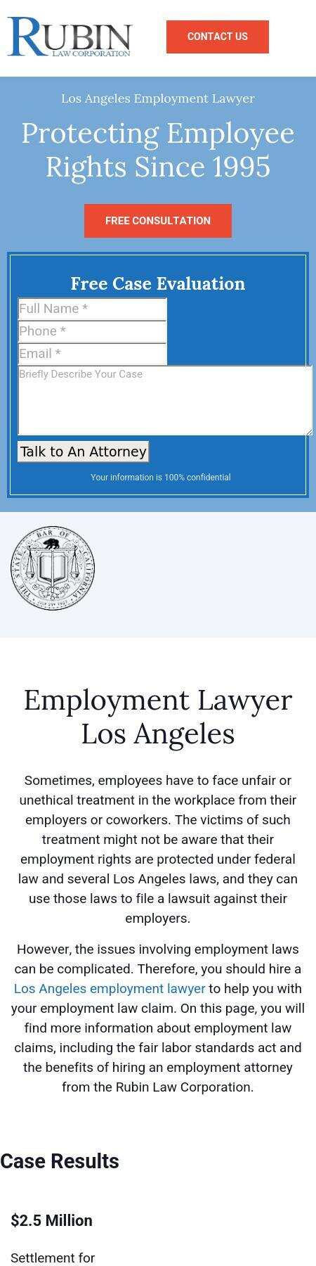 The Rubin Law Corporation - Beverly Hills CA Lawyers