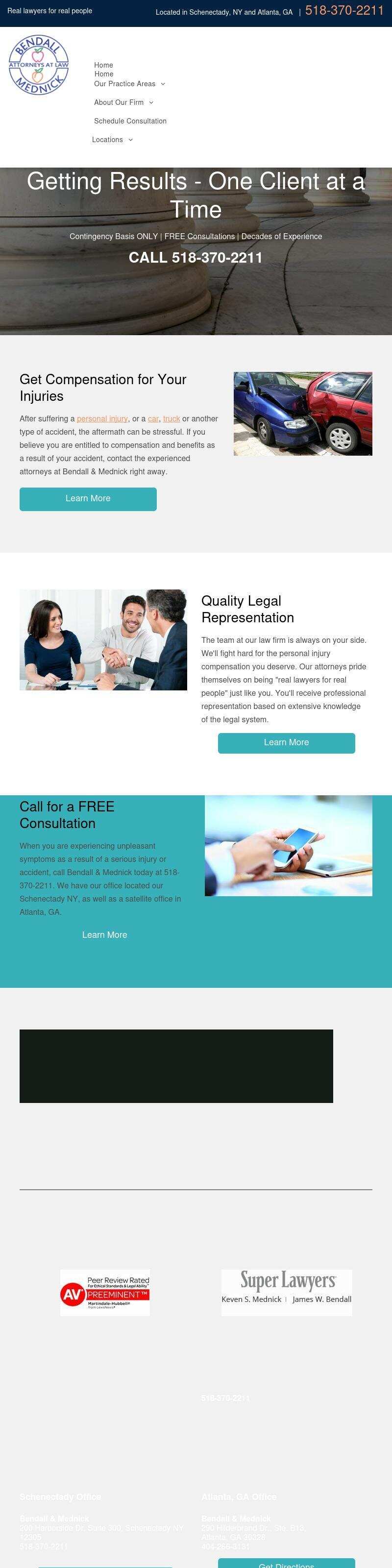 Bendall & Mednick - Schenectady NY Lawyers