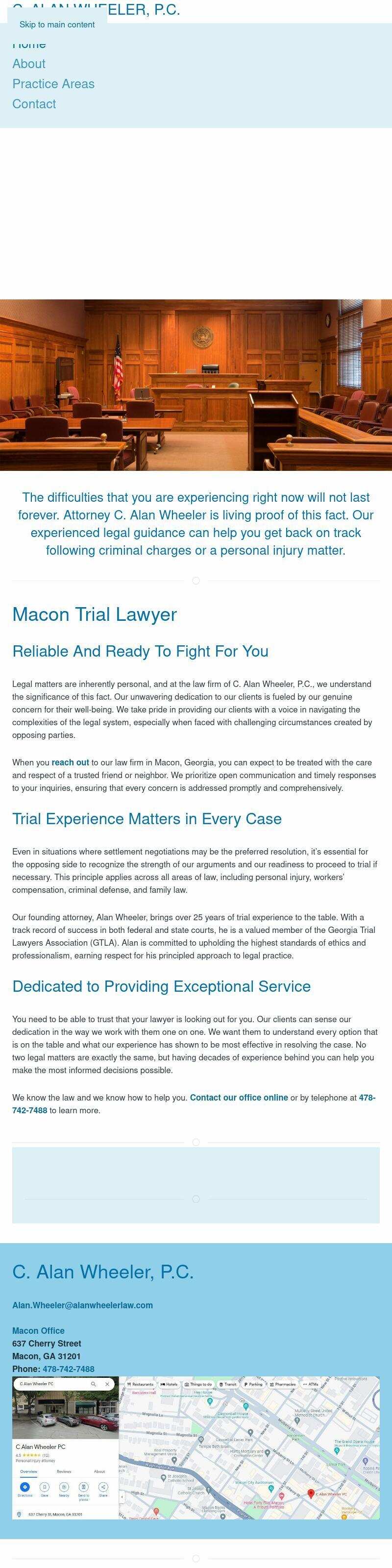 C. Alan Wheeler, P.C. - Macon GA Lawyers
