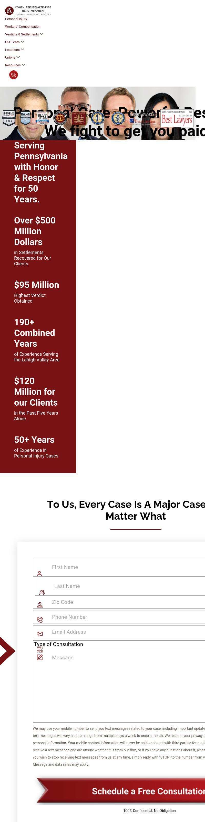 Cohen, Feeley, Altemose & Rambo - Bethlehem PA Lawyers