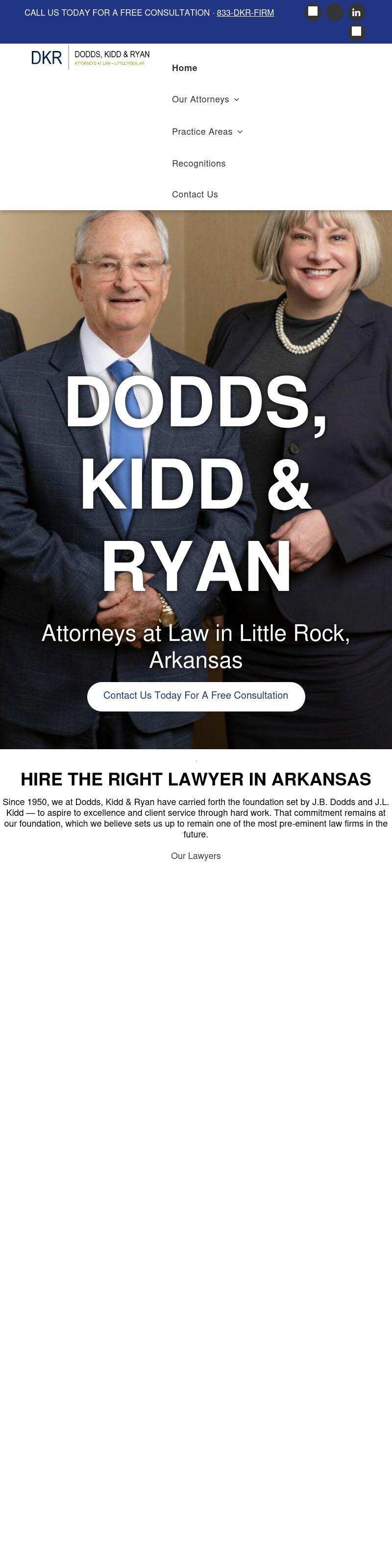 Dodds, Kidd & Ryan - Little Rock AR Lawyers