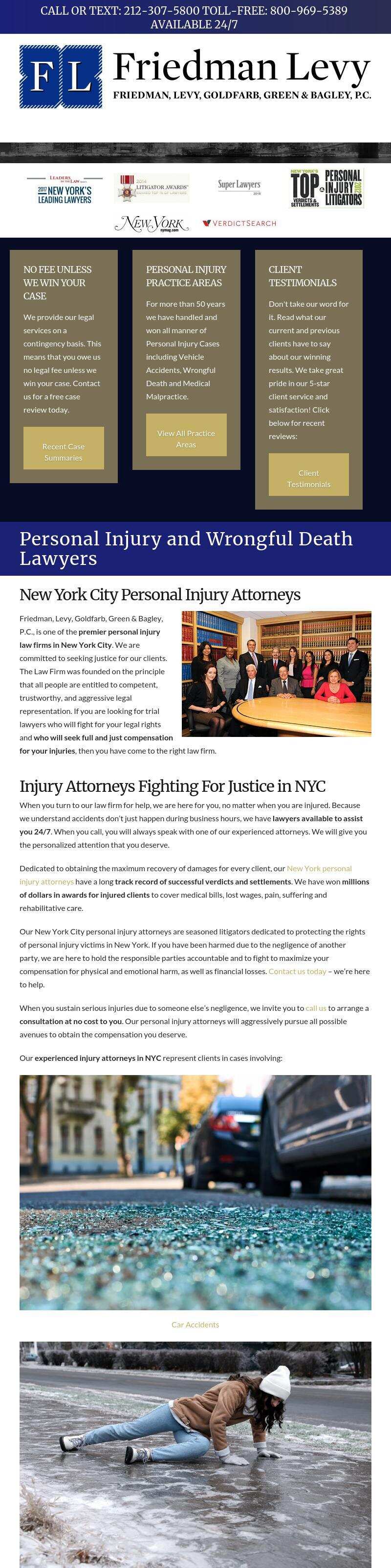 Friedman, Levy, Goldfarb & Green, P.C. - New York NY Lawyers