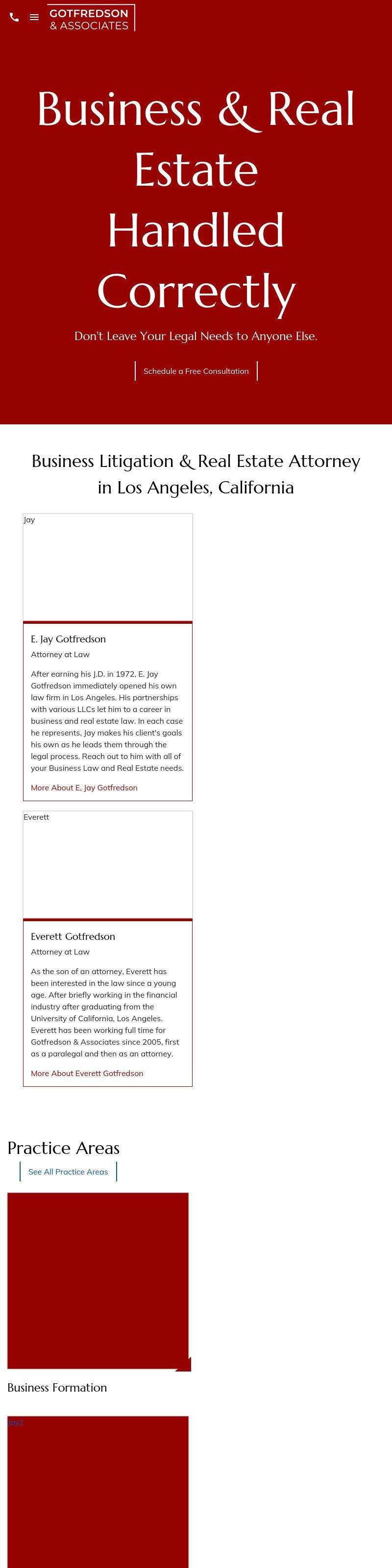 Gotfredson & Associates, APC - Los Angeles CA Lawyers