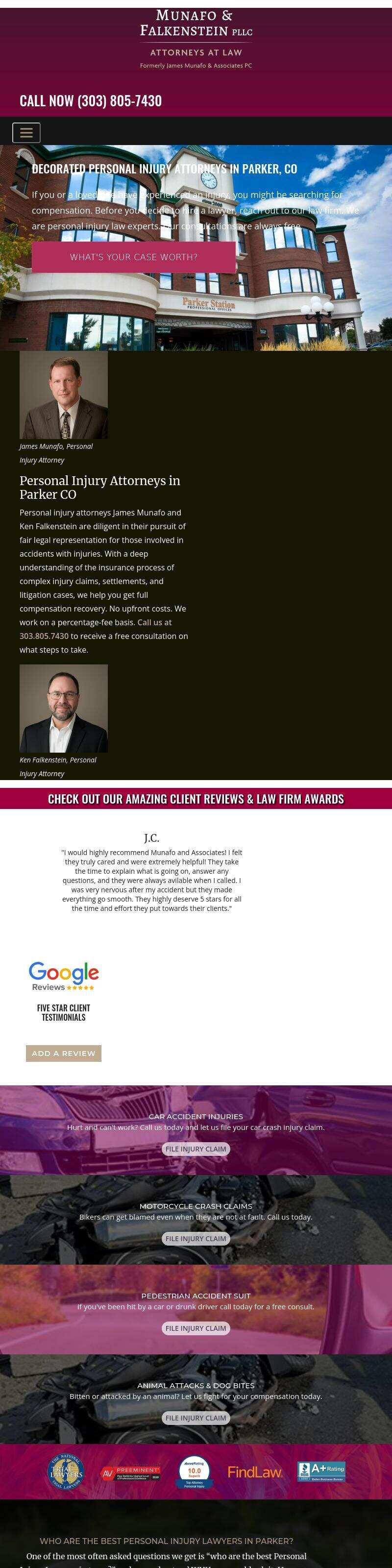 James Munafo & Associates, P.C. - Colorado Springs CO Lawyers