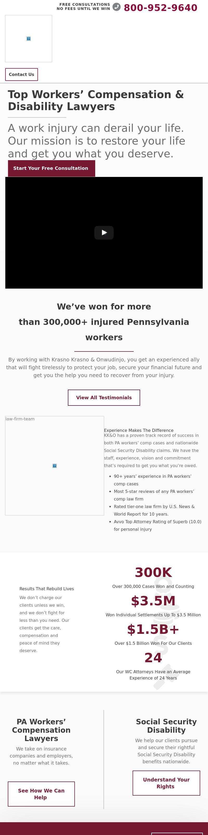 Krasno, Krasno & Onwudinjo - Reading PA Lawyers