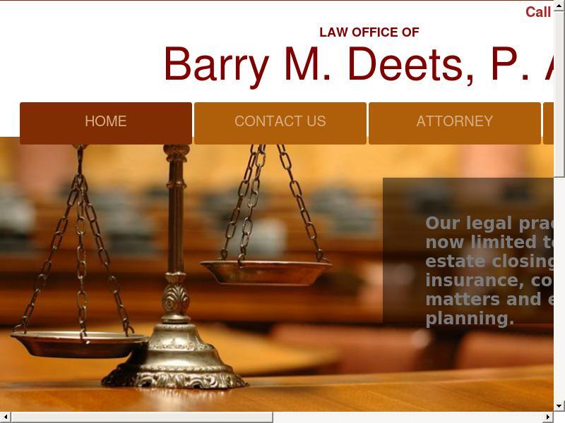 Law Office of Barry M. Deets, P.A. - Port St. Lucie FL Lawyers