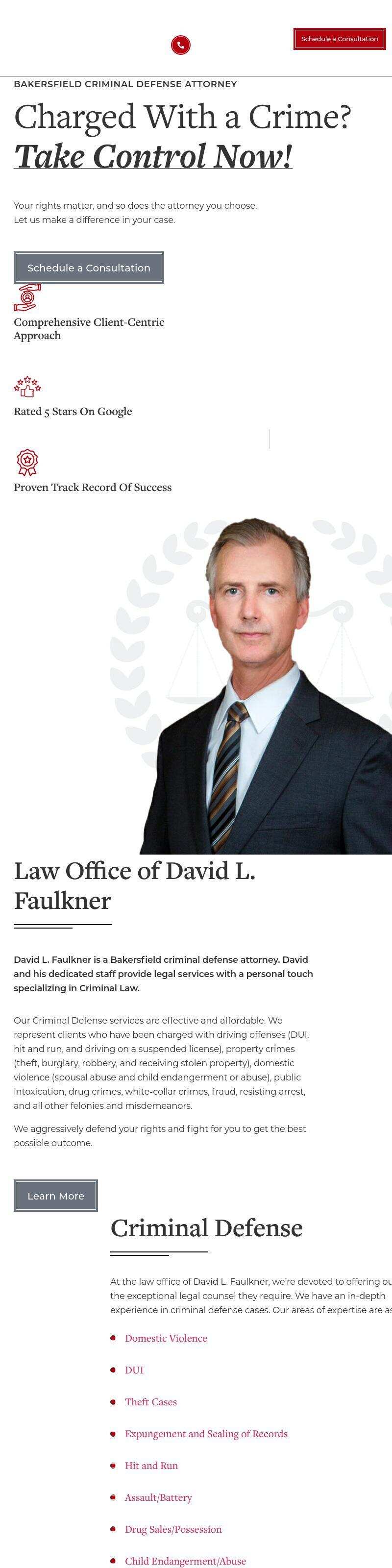 Law Office of David L. Faulkner - Bakersfield CA Lawyers
