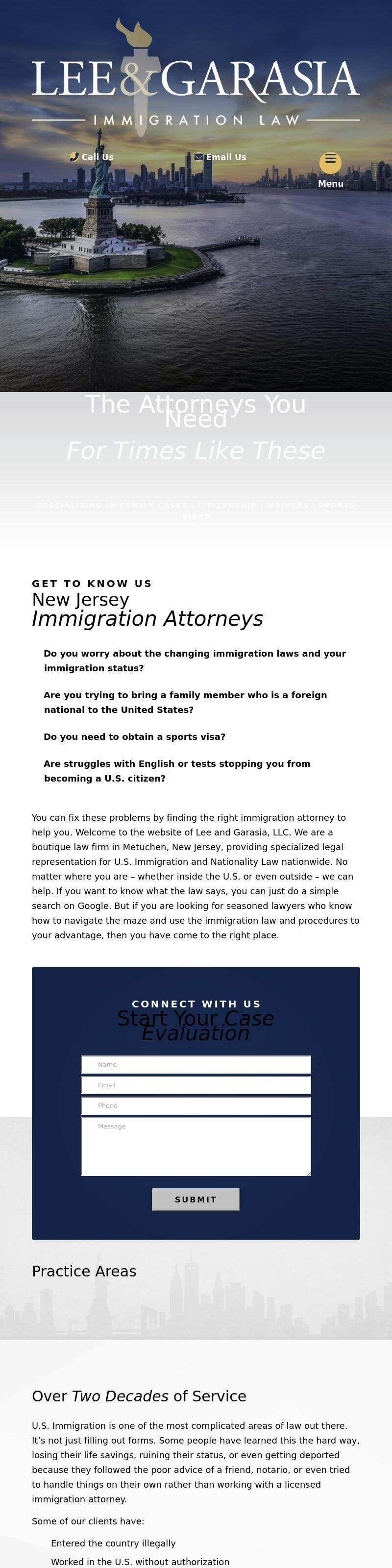 Lee & Garasia, LLC - Edison NJ Lawyers