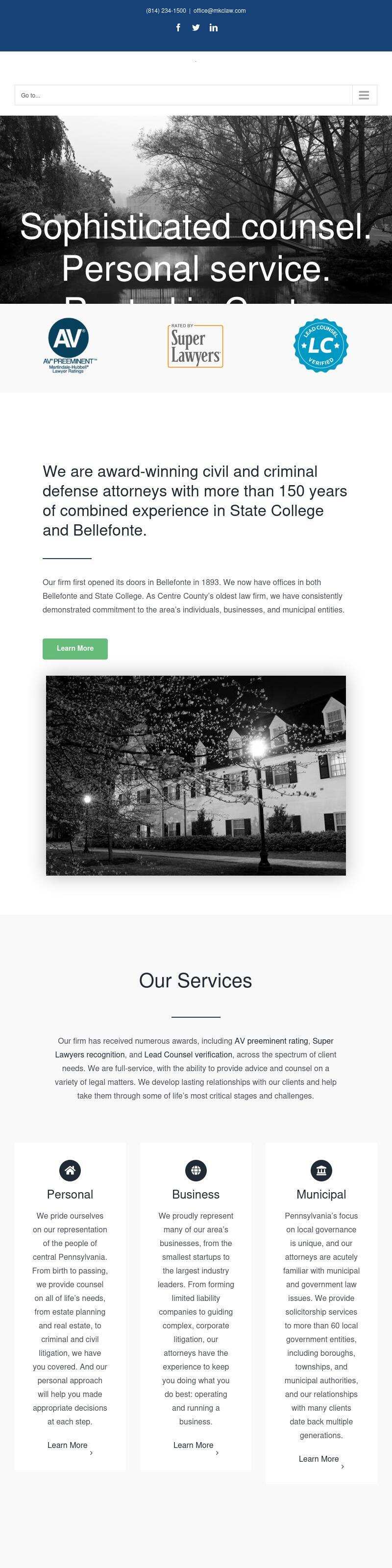 Miller, Kistler & Campbell - Bellefonte PA Lawyers
