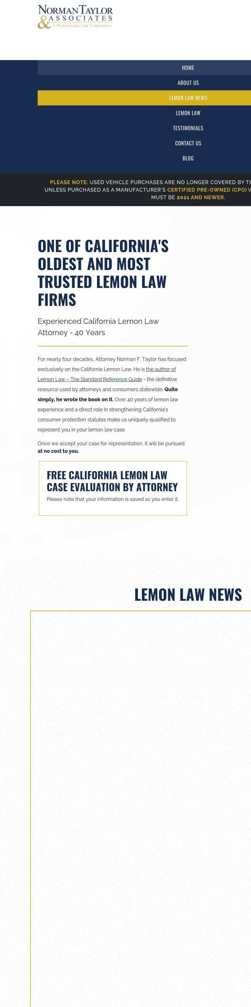 Norman Taylor & Associates - Glendale CA Lawyers