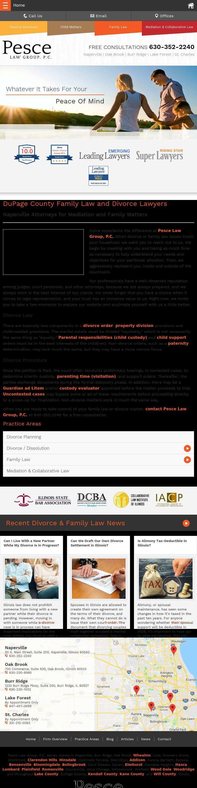 Pesce Law Group, P.C. - Naperville IL Lawyers