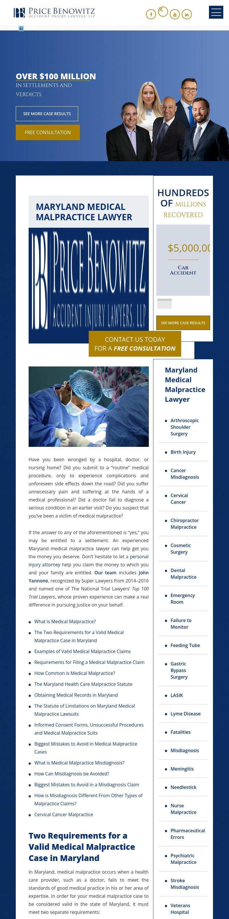 Price Benowitz, LLP - Timonium MD Lawyers