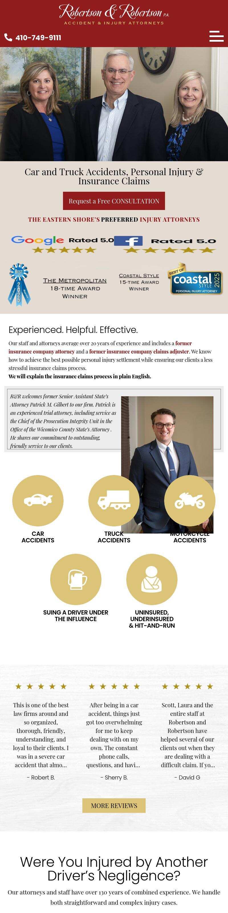 Robertson & Robertson, P.A. - Salisbury MD Lawyers