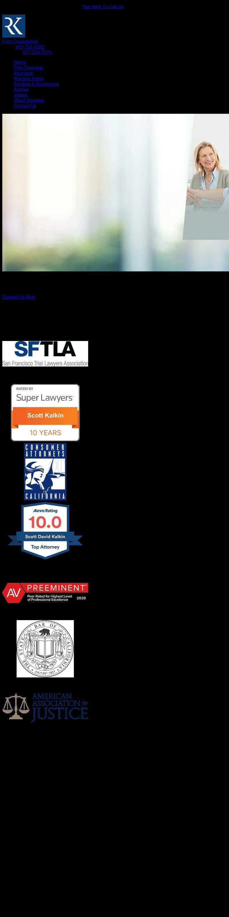 Roboostoff & Kalkin, A Professional Law Corporation - San Francisco CA Lawyers
