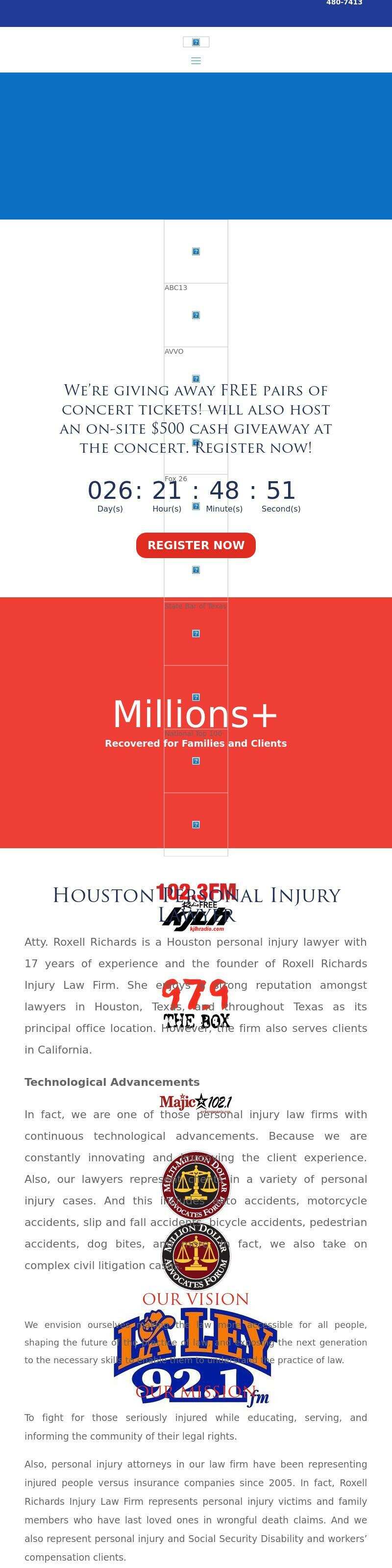 Roxell Richards Injury Law Firm - Houston TX Lawyers