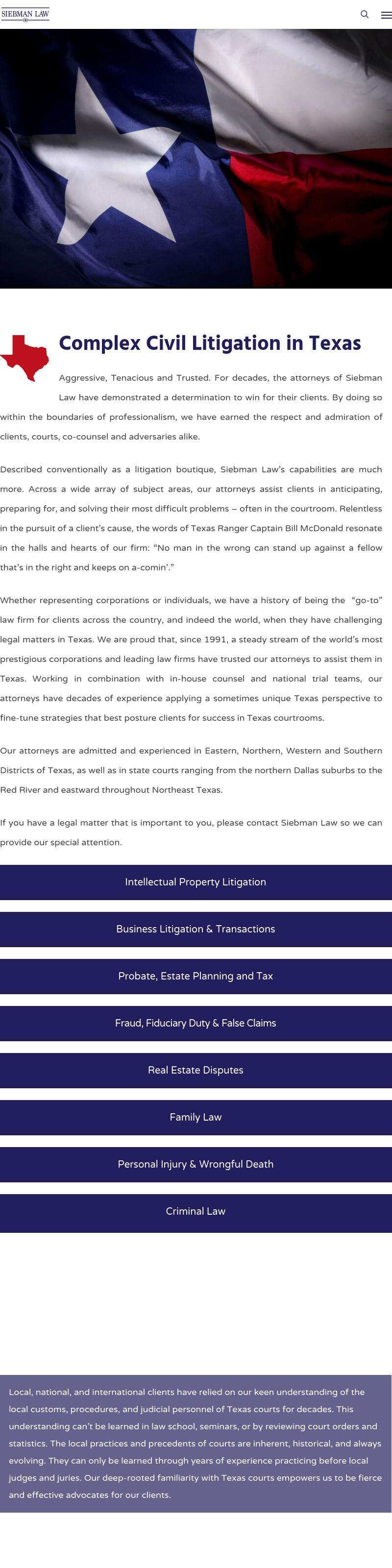 Siebman, Burg, Phillips & Smith, LLP - Plano TX Lawyers
