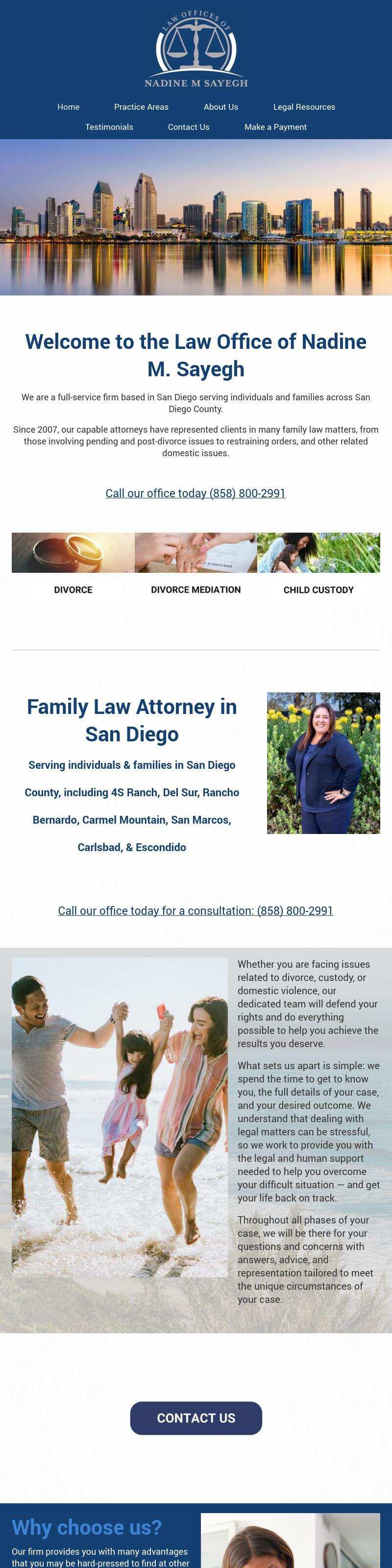 The Law Offices of Nadine M. Sayegh - Escondido CA Lawyers