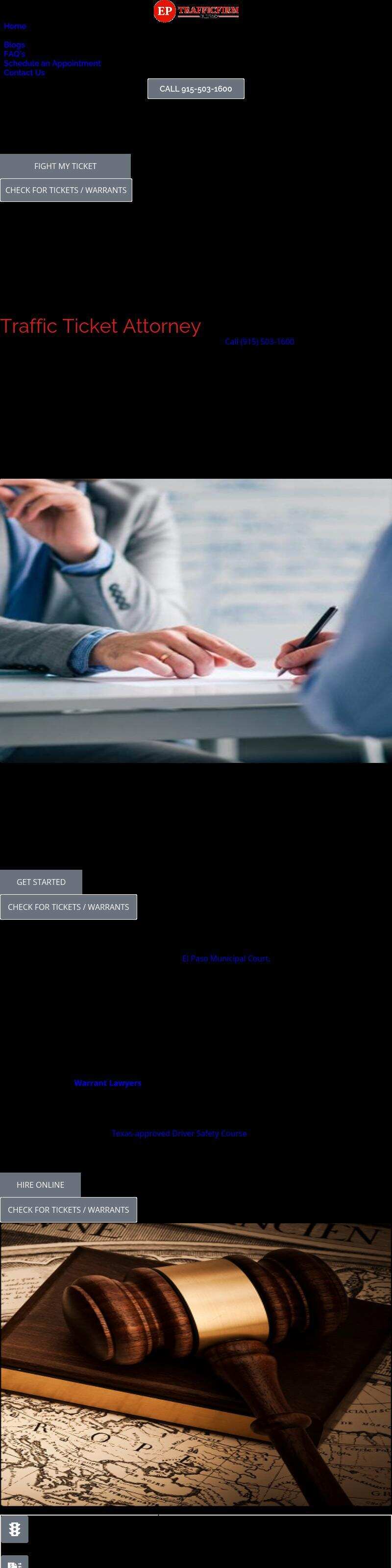 El Paso Traffic Ticket Firm - Attorney Robert Navar - El Paso Texas, USA Lawyers